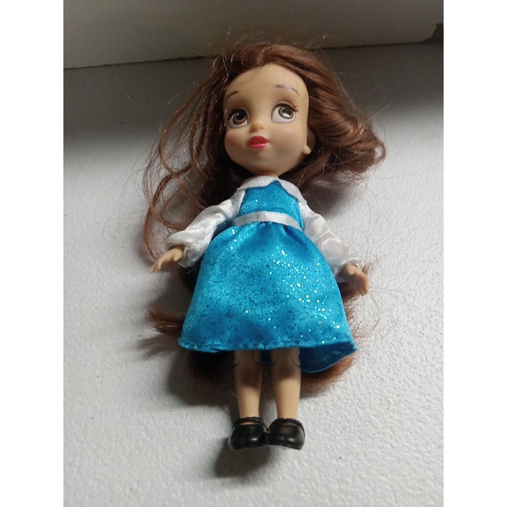 Disney Animators' Collection Princess Belle Doll 5" Mini Doll Figure Toy